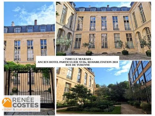 Vente viager 2 pièces 89 m² à Paris 3ème (75003), 1 506 000 €