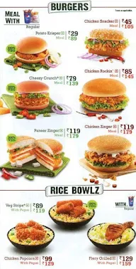 KFC menu 2