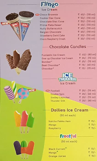 Vadilal Ice Creams menu 6