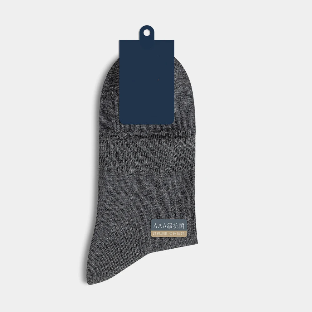 Title 4, Mens Antibacterial Cotton Mid-calf Socks, offe...