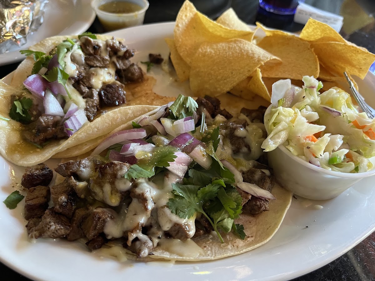 Gluten-Free Tacos at Pepe Delgados