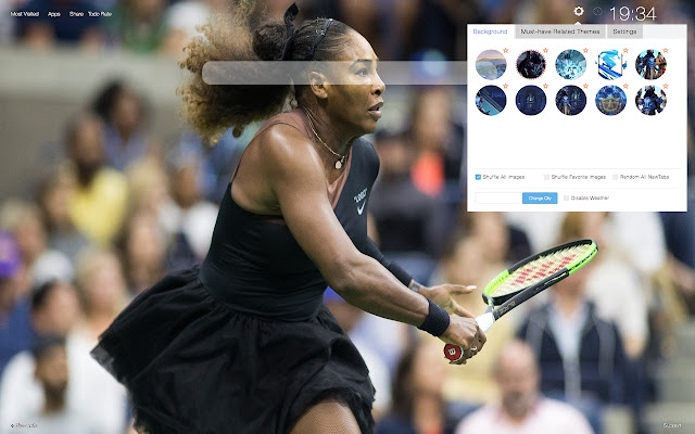 Serena Williams HD Wallpapers New Tab