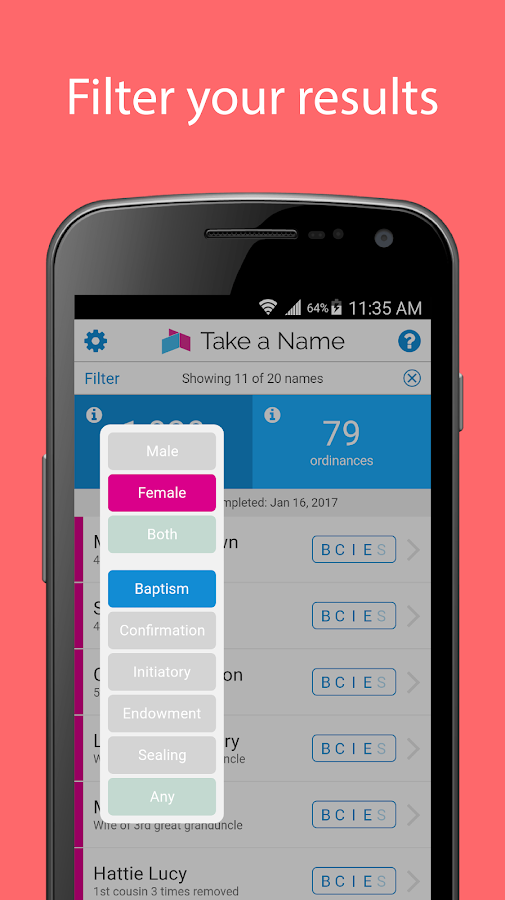take a name lds family history android apps on google play