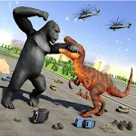 Cover Image of Download Monster Dinosaur Rampage: Angry King Kong Games 1.1 APK