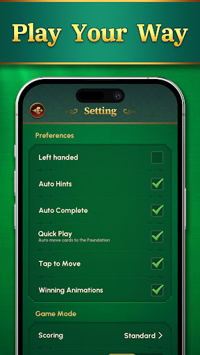 Screenshot Solitaire:Classic Deluxe Cards