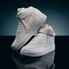 louis vuitton x nike "air force 1" mid by virgil abloh - white / white - white