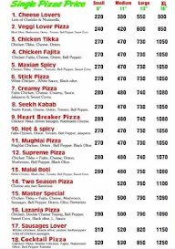 What's Up Pizza menu 2