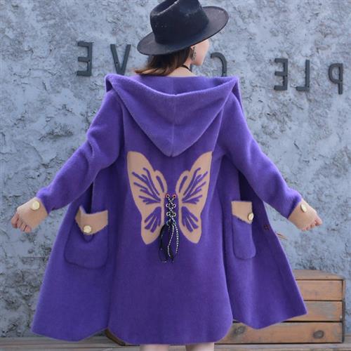 Title 1, Loose Double-faced Fleece Clothes Mink Coat – e...