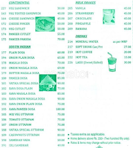 Vatika menu 3