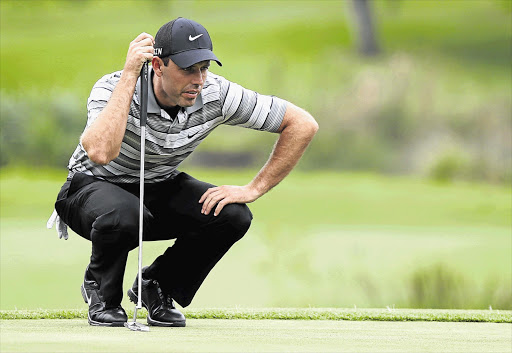 NO GREEN DREAMS: Charl Schwartzel, at 24th, is the top-ranked South African golfer, but he is in no mood to celebrate after a frustrating year during which neither he nor any countryman has chalked up a win