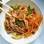 Classic Sesame Noodles with Chicken was pinched from <a href="http://www.eatingwell.com/recipe/254642/classic-sesame-noodles-with-chicken/" target="_blank" rel="noopener">www.eatingwell.com.</a>