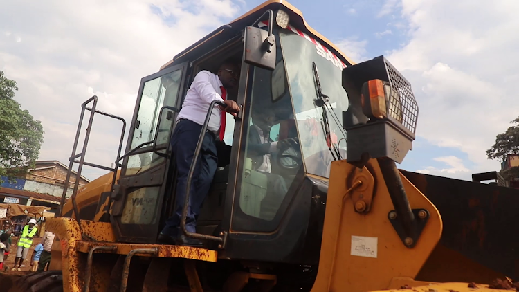 Groundbreaking of the Gatukuyu market in Gatundu North.