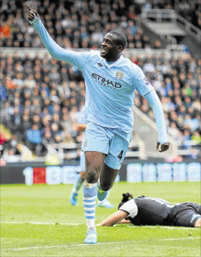 DRIVING FORCE: Manchester City midfielder Yaya Toure