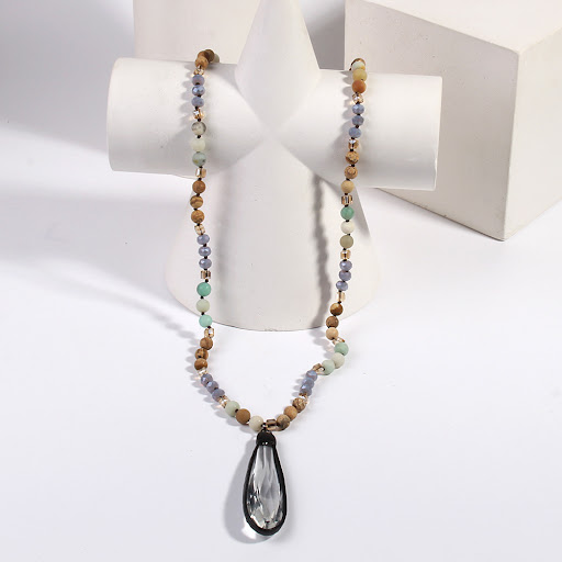 Title 14, Fashionable Bohemian Style Natural Semi-preciou...