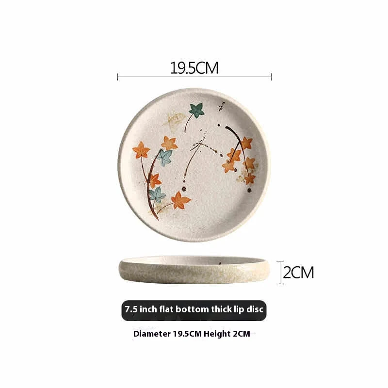 Creatieve keramische minimalistische platte borden voor thuis, stijlvol en functioneel, ideaal voor dagelijks gebruik en elegante diners.