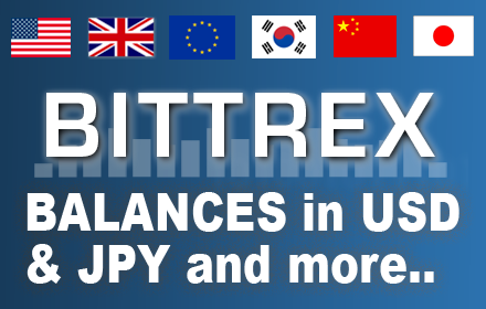 Bittrex balances in legal currency Preview image 0