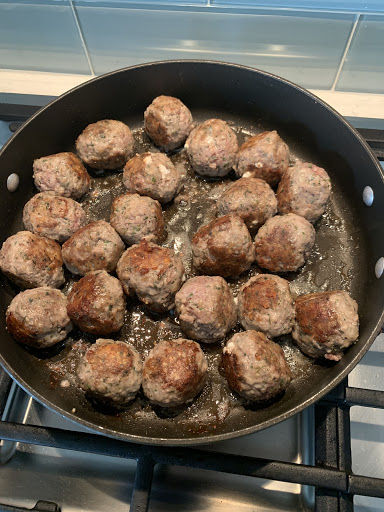 Our Monday meatballs 