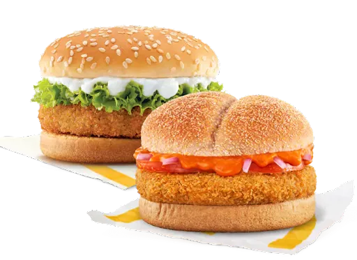 McVeggie + McAloo Tikki Burger