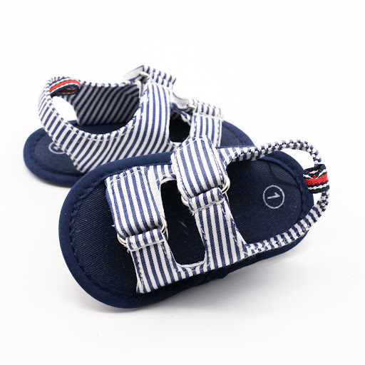 Title 5, 0-1 Years Old Striped Baby Sandals, Baby Shoes,...