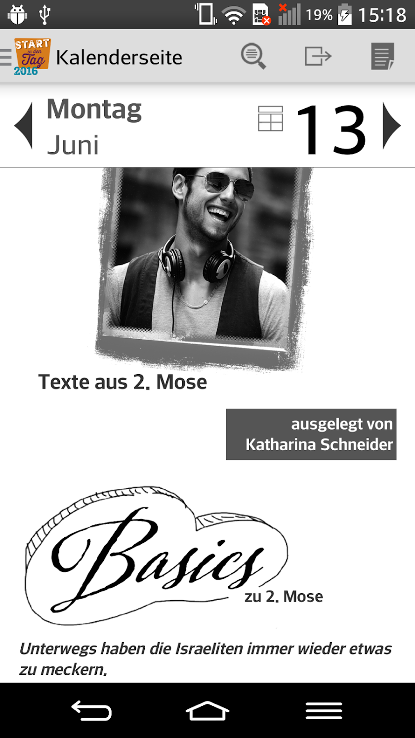 Start in den Tag 2016 Screen 3