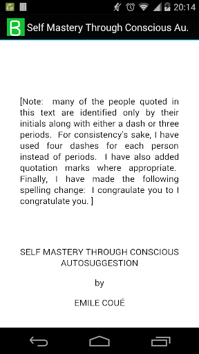 Self Mastery by Autosuggestion