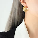 F708 Gold Earrings