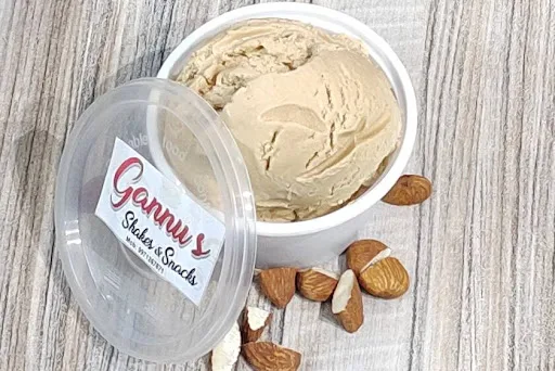 Coffee Almond Ice Cream