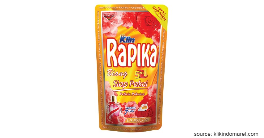 Rapika Biang 5 in 1 - 11 Merk Pewangi Pakaian Terbaik Wangi Tahan Lama