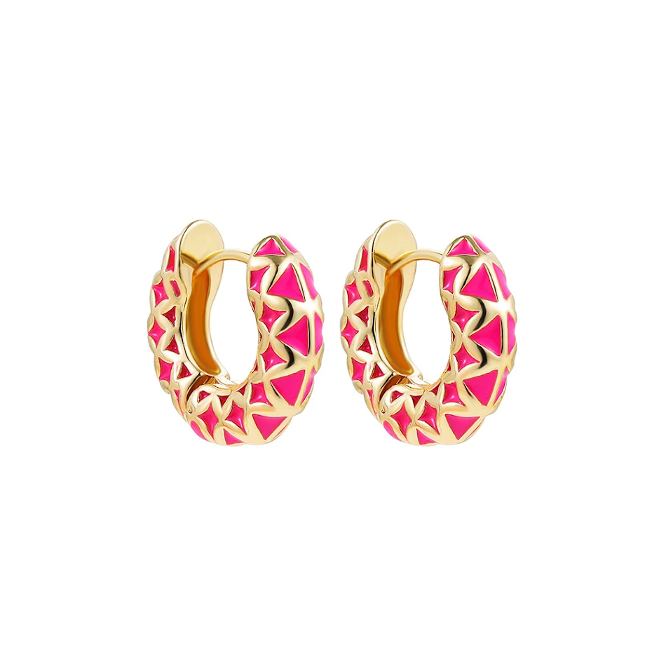 Clip d'oreille couleur mode européenne et américaine, sans perçage, facile à porter et pour un style unique. Accessoire tendance et élégant.