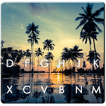 Cover Image of Download Sunset Beach Leisure Keyboard Theme 1.0 APK