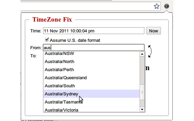 TimeZone Fix