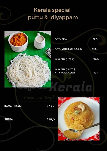 Cafe De Kerala menu 