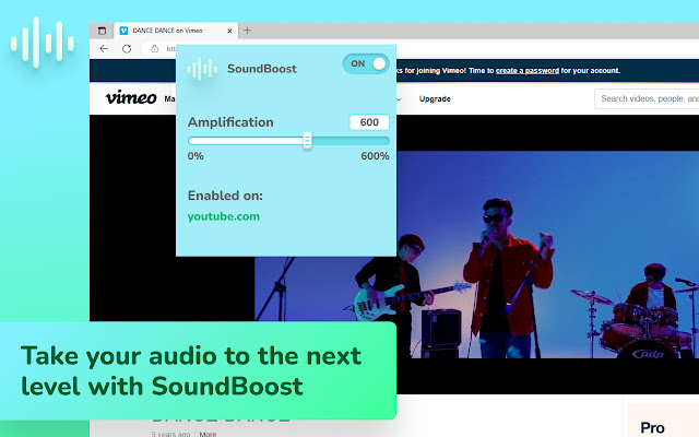 SoundBoost - Volume Booster for Chrome