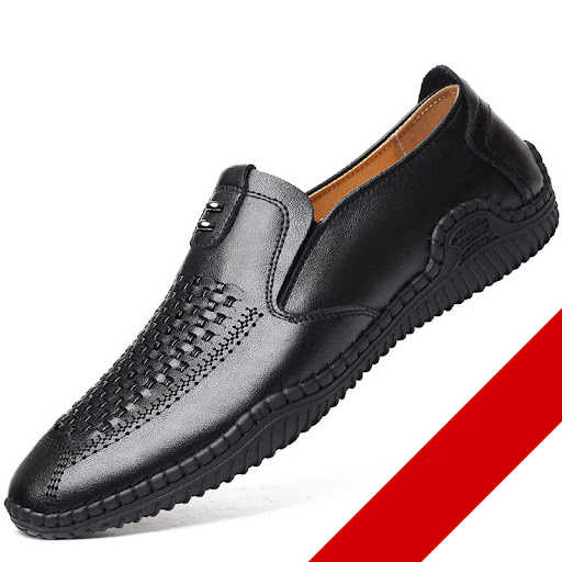 Title 2, Breathable Leather Sandals Hollow Shoes. Experi...