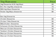 Shawarma Corner menu 1