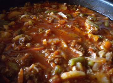 Beefy Cabbage Soup