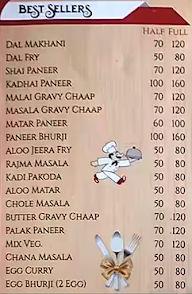 Kake da dhaba menu 2