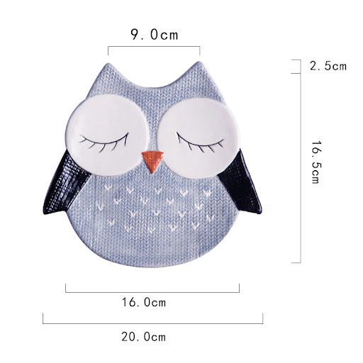Title 8, HomeCreativeCeramic Cute Pet Shaped Plate, perf...