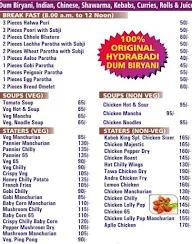 Kabab King Restaurant menu 1