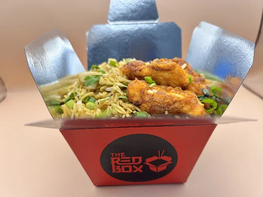 Vegetable Rice Bowl With Spicy Fried Chicken (Little Box)