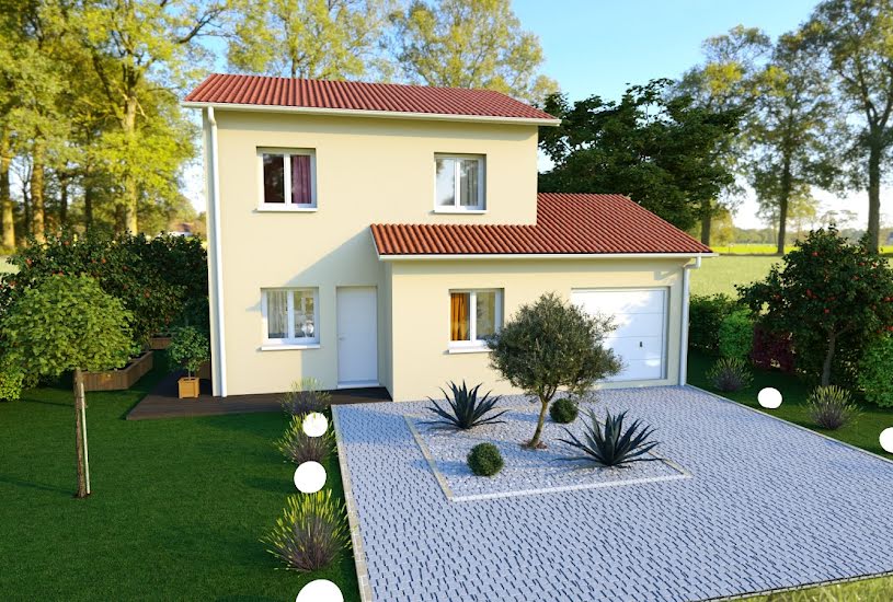  Vente Terrain + Maison - Terrain : 530m² - Maison : 100m² à Garnerans (01140) 