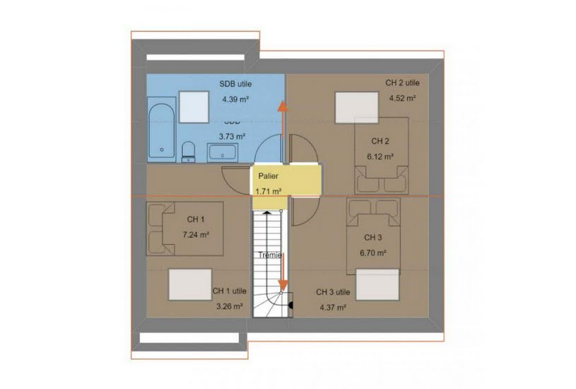  Vente Terrain + Maison - Terrain : 609m² - Maison : 58m² à Dingé (35440) 