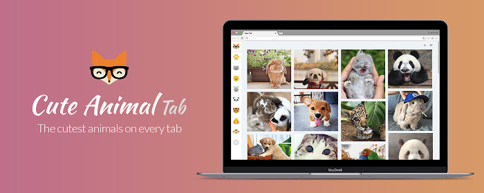 Cute Animal Tab - New Tab Theme marquee promo image