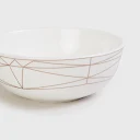 Fiesta Off-White Printed Bone China Bowl - 100ml