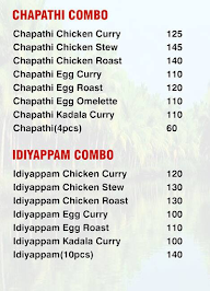 Kerala Mess Podi menu 2