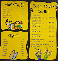 Boom - Fries Burgers & Shakes menu 1