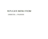 Pavman menu 1