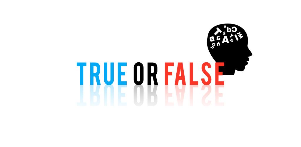 True side. Teenager tells true or false.