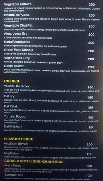 Grill's n Chill's - Barbeque menu 