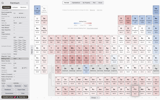 ChemReference: Periodic Table screenshot 5